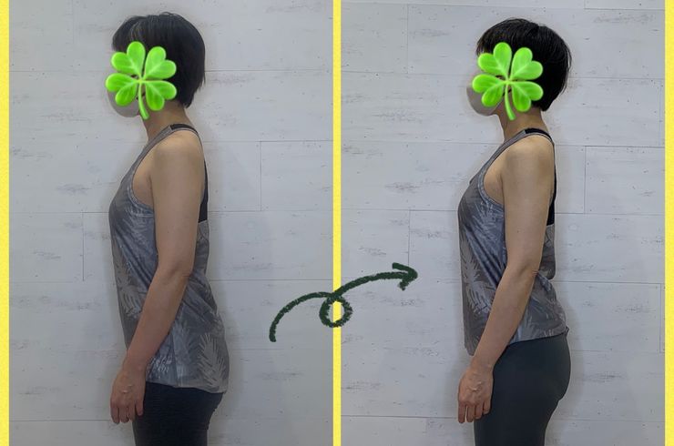 美姿勢美脚トレーニングのビフォーアフター紹介N.N様
