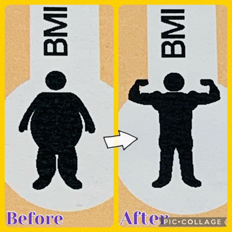 ダイエットでの体型チェックビフォーアフター
